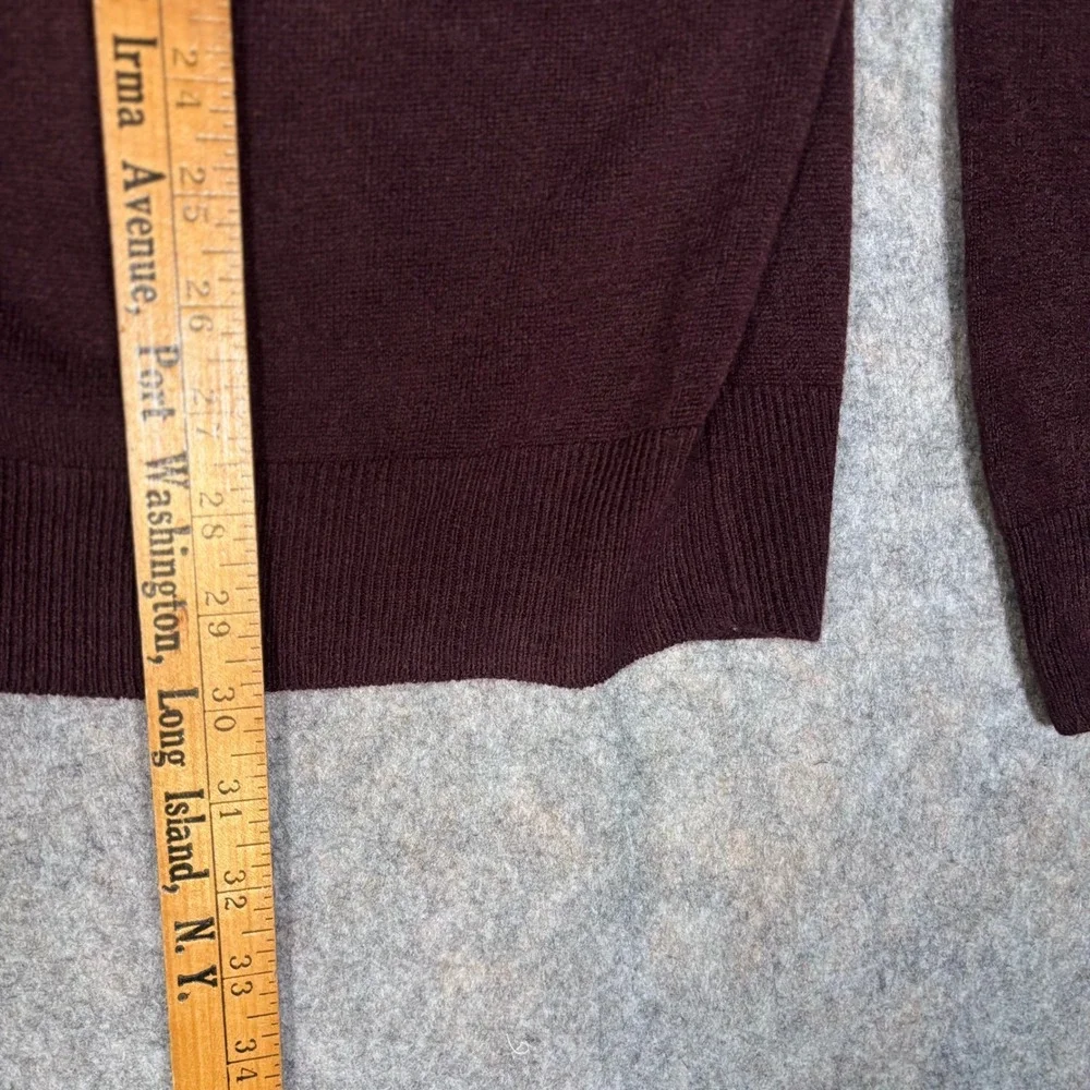 Weatherproof Cardigan Sweater Mens XXL Bordeaux Burgundy V-Neck F54174ME NWT